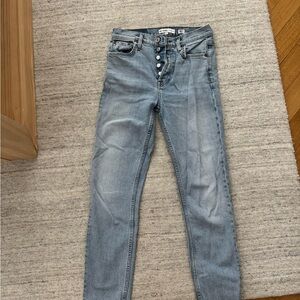 Redone self corps high rise slim fit jeans